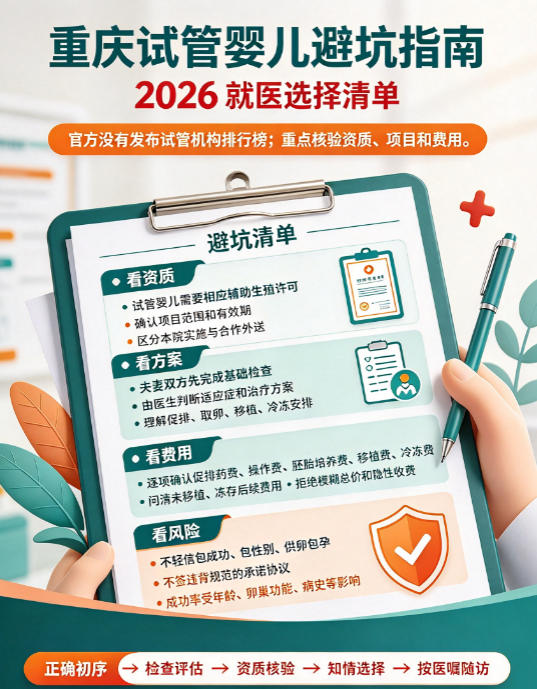 重庆做试管婴儿避坑指南，2026年重庆试管机构排行